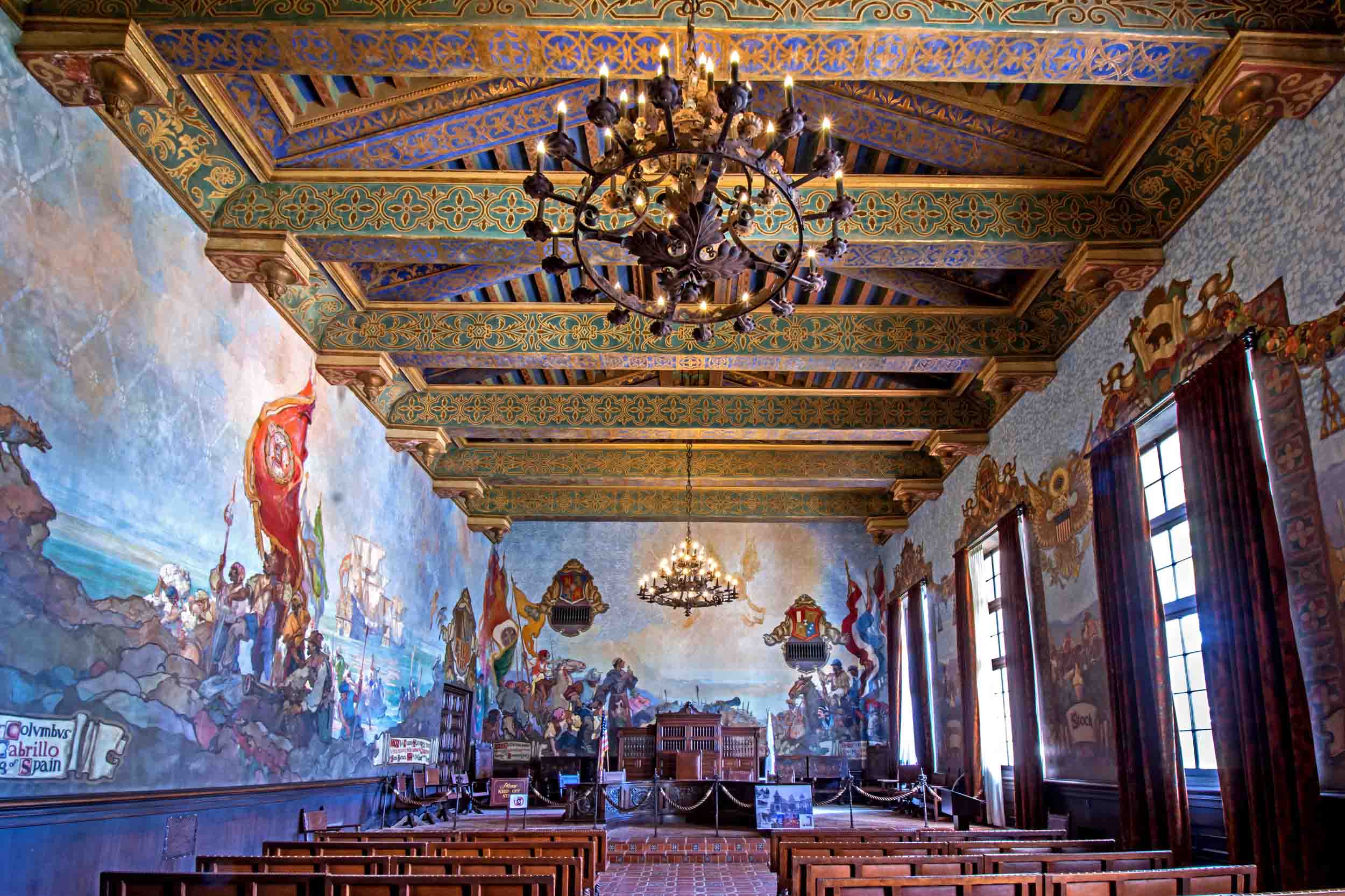 santa barbara mural room courthouse